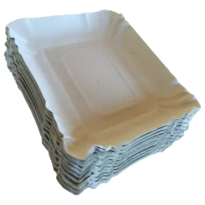 BANDEJA CARTON GRIS RECTANGULAR N°1 14X18 CM X 100 UNID