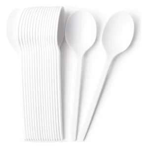 CUCHARAS SOPERAS BLANCAS X 50 UNID