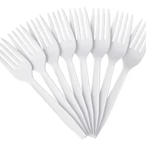 TENEDORES BLANCOS X 50 UNID